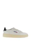 Autry White Leather Light Blue Medalist Sneakers In White
