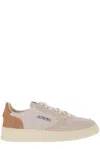 Autry Medalist Low Tric Suede Snd Cigar Sneakers In Neutrals