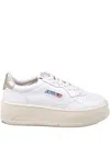 Autry Logo-patch Platform Sneakers In Multi