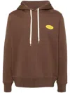 Autry Sweatshirt In Brown Cotton In Brown