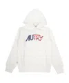 Autry White Hoodie For Kids With Logo In White