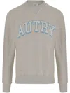 Autry Logo-print Cotton Sweatshirt In Grey