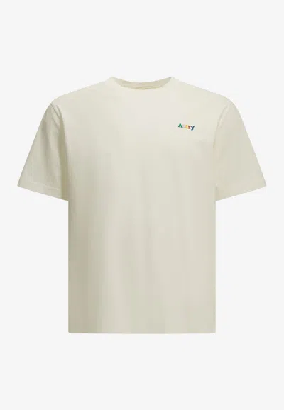 Autry Logo Embroidered Crewneck T-shirt In Multi