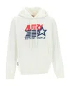 Autry Logo-print Drawstring Hoodie In White