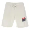 Autry Logo Print Drawstring Shorts 'white'