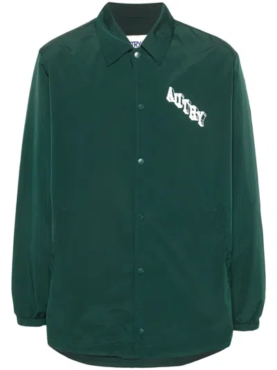 Autry Logo-print Jacket In Green