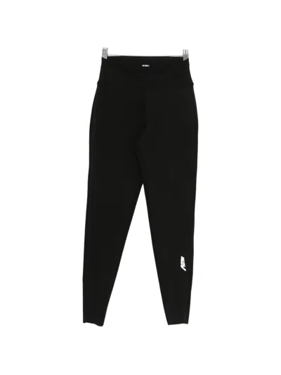 Autry Logo-print Leggings In Black