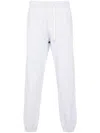 Autry Logo-print Mélange Track Pants In Grey