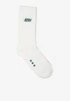 Autry Logo Print Ribbed Socks
