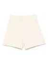 Autry Logo-print Shorts In Neutrals