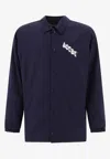 Autry Logo-printed Textured Coach Jacket