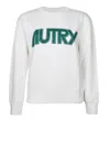 AUTRY AUTRY LOGO PRINTED CREWNECK SWEATSHIRT