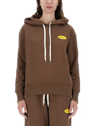 Autry Sweatshirt With Logo In Brown