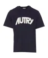 Autry T-shirt With Maxi Logo Print In Black