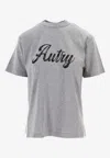 Autry Logo Script Print T-shirt In Gray