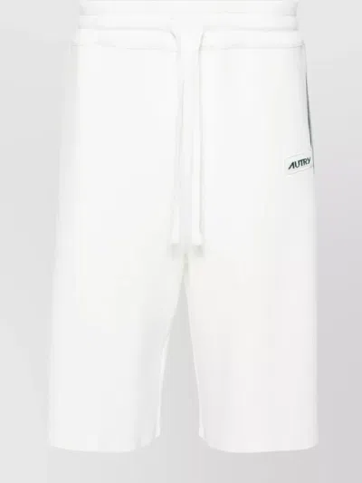 Autry Logo Side Stripe Pocket Shorts In White