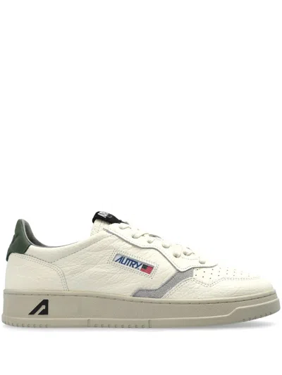 Autry Medalist Leather Low-top Sneakers In Green