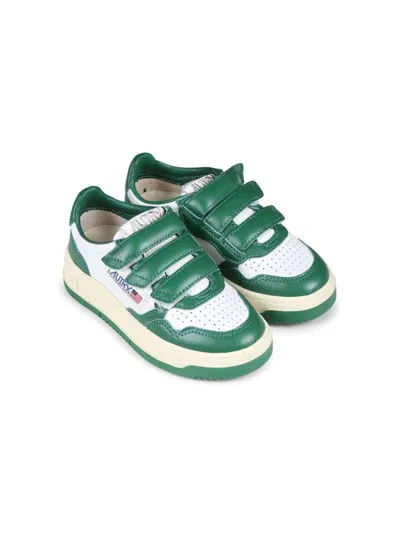 Autry Kids' Logo Trainers In White