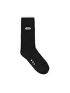 Autry Logo-intarsia Socks In Black