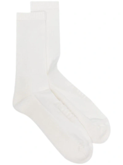 Autry Logo Socks In ホワイト