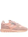 Autry Reelwind Low Sneakers In Nylon And Suede In Multi