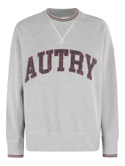 Autry Logo Sweatshirt In Gray