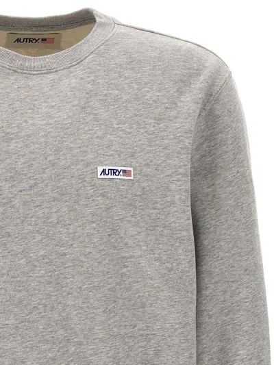 Autry Logo Sweatshirt In Gray