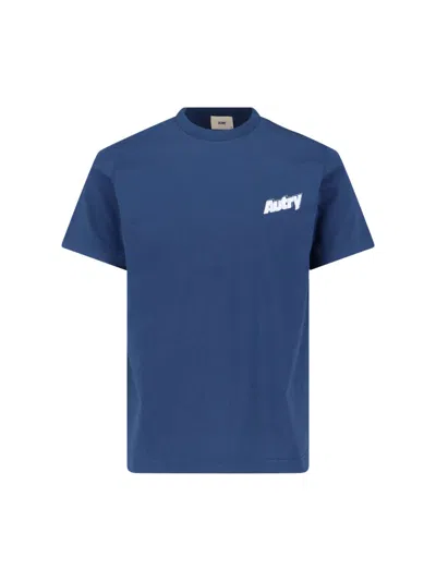 Autry Short-sleeve T-shirt In Blue