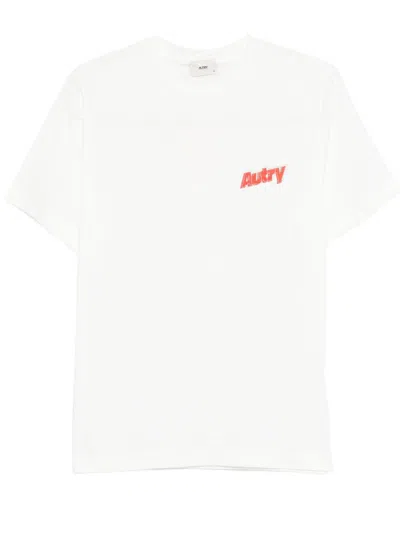 Autry Logo Tee In White