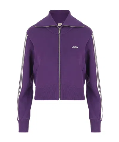 AUTRY AUTRY KNITTED TENNIS ZIP JACKET