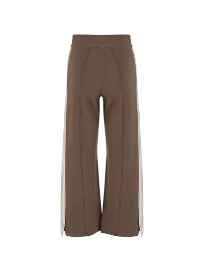 Autry Logo-detail Side-stripe Track Pants In Brown