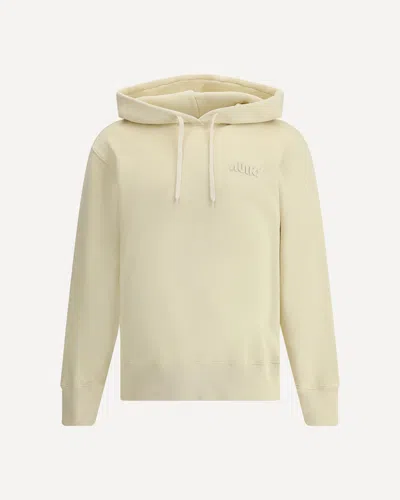 Autry Logoed Hoodie In Cream