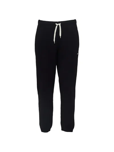Autry Logo-embroidered Drawstring Track Pants In Black