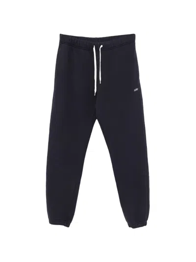 Autry Logo-embroidered Drawstring Track Pants In Blue