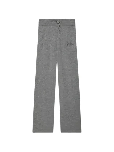Autry Logo-embroidered Track Pants In Gray