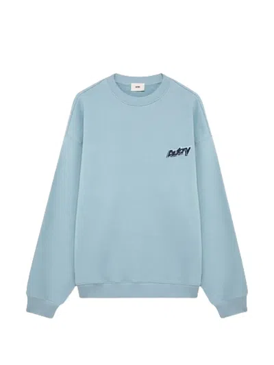 Autry Logo-patch Sweatshirt In Blue