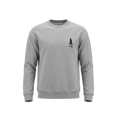 AUTRY LOGO-PRINT COTTON SWEATER