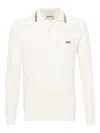 Autry Long-sleeve Polo Shirt In White