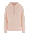 Autry Hooded Sweatshirt With Logo Embroidery And Elasticized Edges In Brown