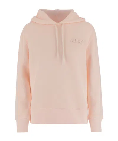 AUTRY LOGO-EMBROIDERED HOODIE