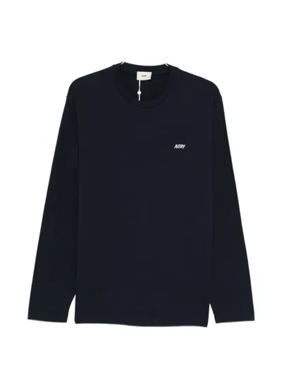 Autry Long-sleeve T-shirt In Blue