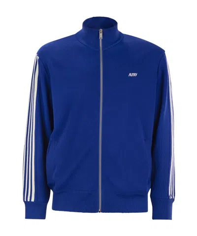 Autry Long-sleeved Casual Jacket In Blue