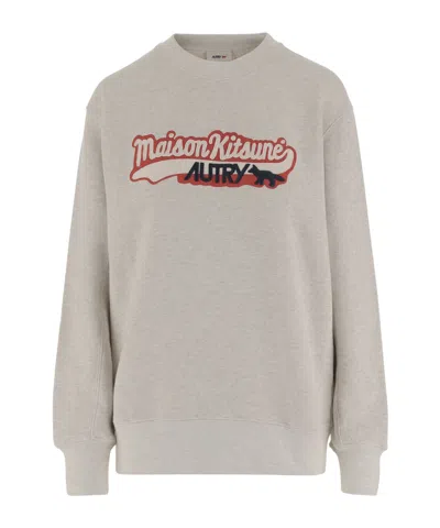 Autry Sweatshirt Unisex Kitsune In Neutral