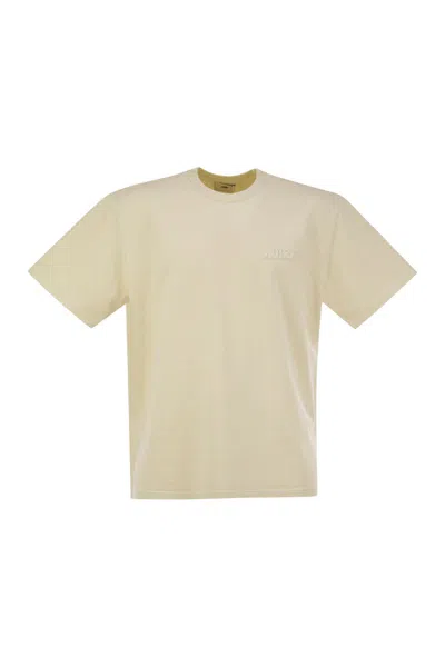 AUTRY AUTRY LOOSE T-SHIRT IN COMPACT COTTON