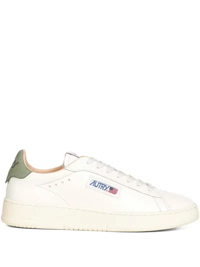 Autry Low-cut Leather Sneakers In White