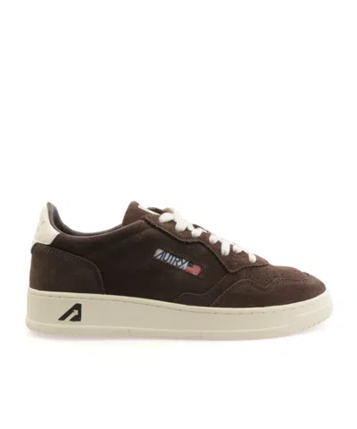 AUTRY AUTRY LOGO EMBOSSED LACE-UP SNEAKERS