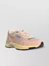 Autry 'low Hyperway' Mesh Suede Sneakers Silver
