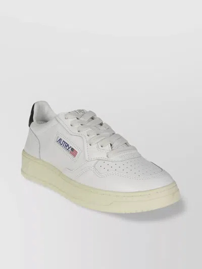 AUTRY LOW LEAT SNEAKERS WHT/BLACK