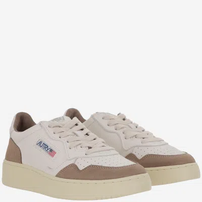 AUTRY AUTRY LOW MEDALIST LEATHER SNEAKERS