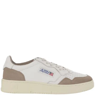 AUTRY AUTRY LOW MEDALIST LEATHER SNEAKERS
